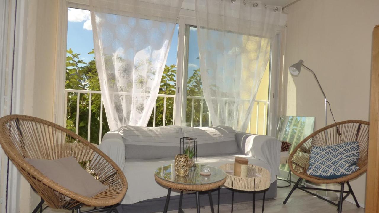 Charmant T2, Cabine, Parking, Les Balcons De La Mediterranee, Narbonne Plage Buitenkant foto
